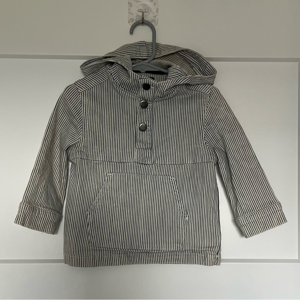 Striped Hooded Pullover for Kids